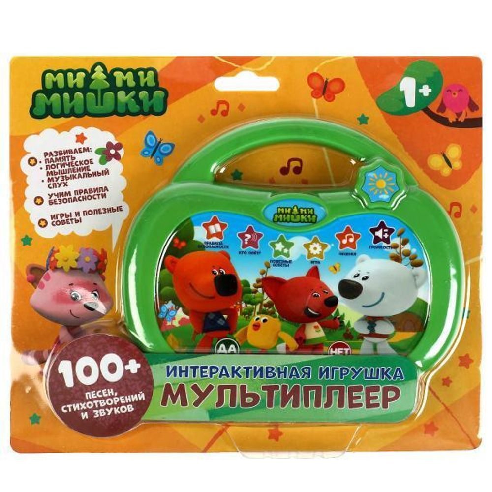 Мультиплеер &quot;Ми-ми-мишки&quot; 100 песен, стихов, звуков, на блист. (Умка)