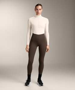 Oysho Термободи Base Layer на молнии, светлый серо-коричневый