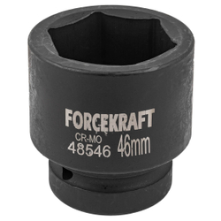 Головка ударная 1'', 46мм (6гр.) FORCEKRAFT FK-48546