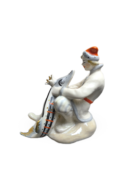 Статуэтка "Емеля со щукой" ("По щучьему велению") ЛЗФИ