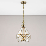 Citilux Витра-1 CL442130 Люстра подвесная витражная Бронза