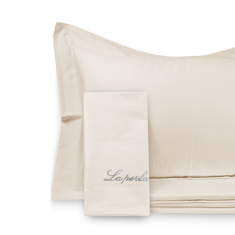 Однотонное постельное белье La Perla | Cream