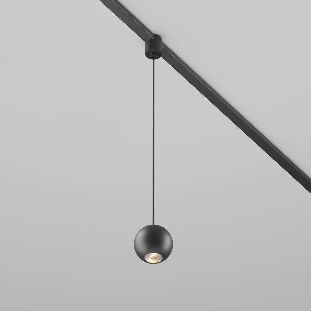 Трековый однофазный светодиодный светильник Maytoni Elasity   TR165-1-8W3K-M-B