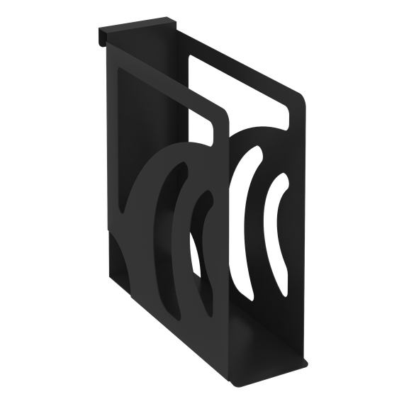 Навесной лоток для папок узкий MAN-11.T-30 Металл Черный 80*273*250