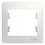 Schneider Electric Glossa Белый Рамка 1-местная IP20 скрытая установка GSL000101
