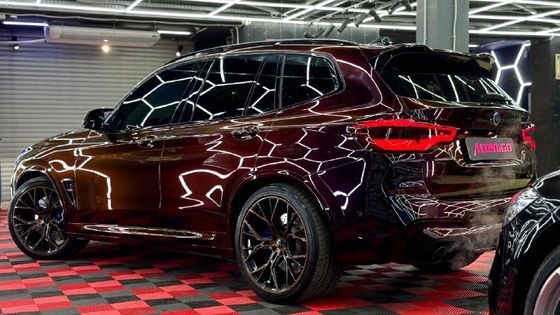 Carbins Color PPF Gilt Black-red GP HA105 хамелеон черная красная бордовая цветная полиуретановая защитная антигравийная пленка