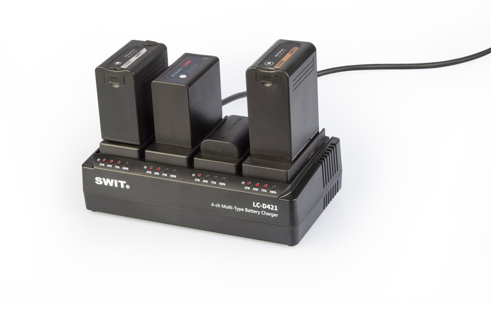 Зарядное устройство SWIT LC-D421 BODY 4x-канальное без аккумуляторных площадок