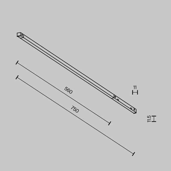 Трековый светильник Maytoni Technical EXILITY X Basis TR240-4-12WTW-DSZ-B