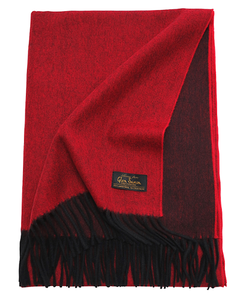 Плед 130х180 Glen Saxon Vave Black Scarlet