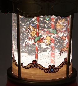 XM-848/2 Новогодняя карусель с подсветкой