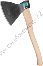 СИБИН Мясорубный, 1650/2000 г, 570 мм, Кованый топор с округлым лезвием (20671)