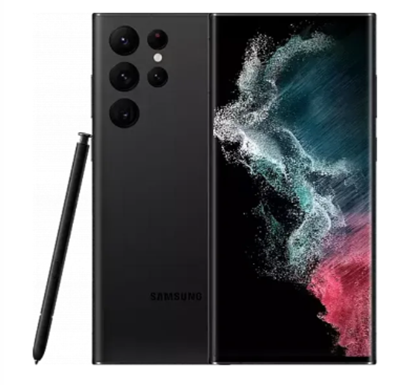 Смартфон Samsung Galaxy S22 Ultra 256GB Phantom Black  Черный Ростест Оф. Гарантия