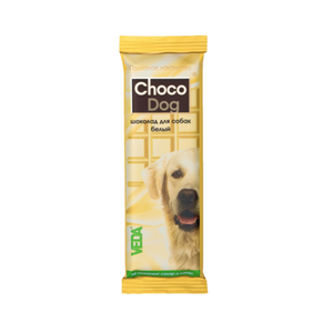 Лакомство VEDA CHOCO DOG для щенков и собак, белый шоколад