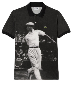 Мужское теннисное поло Lacoste Original L.12.12 René Lacoste Print Polo - black