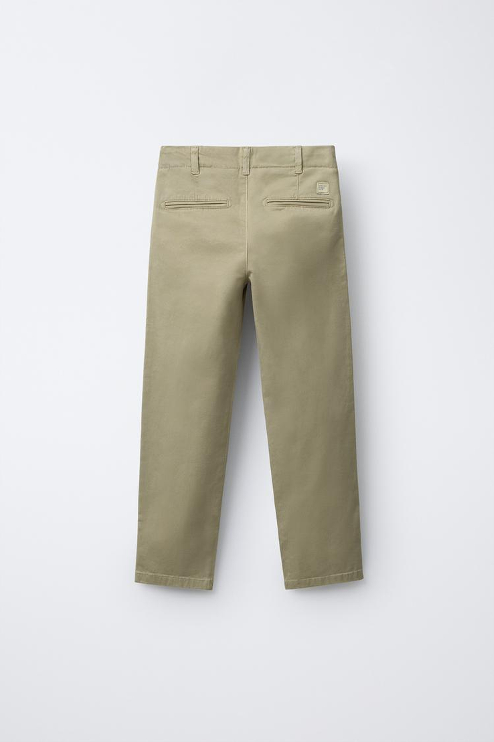 ZARA БРЮКИ ЧИНОС, ОЛИВКОВО-ЗЕЛЕНЫЙ