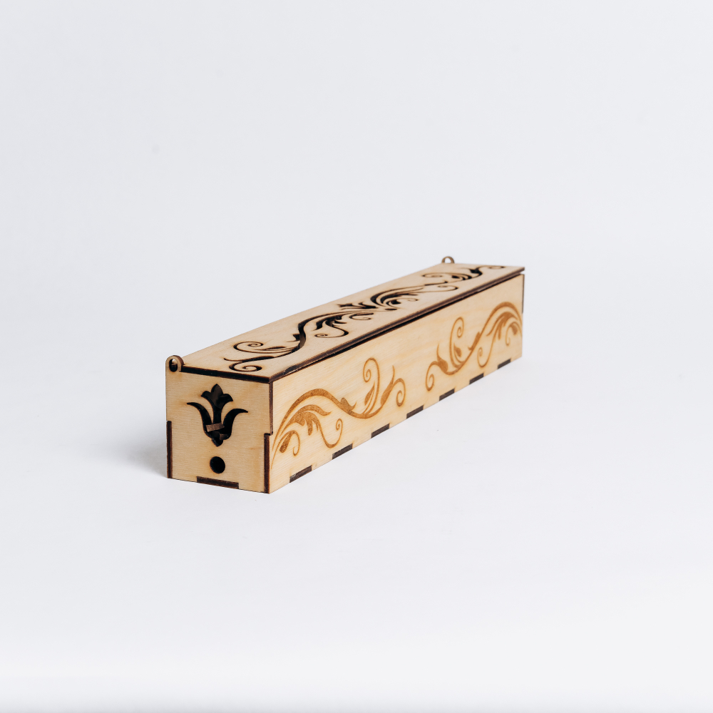 Деревянный Органайзер, короб, футляр для веретена 330 мм. OV15