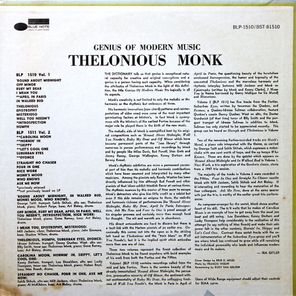 Thelonious Monk / Genius Of Modern Music Vol. 1 (LP)