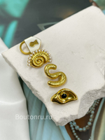 Пуговицы золотистые "S" Скиапар.