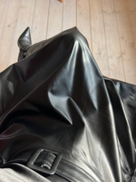 Юбка экокожа черный