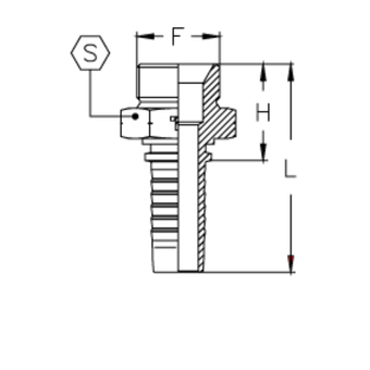 Фитинг DN 10 DKM (Ш) 14x1.5