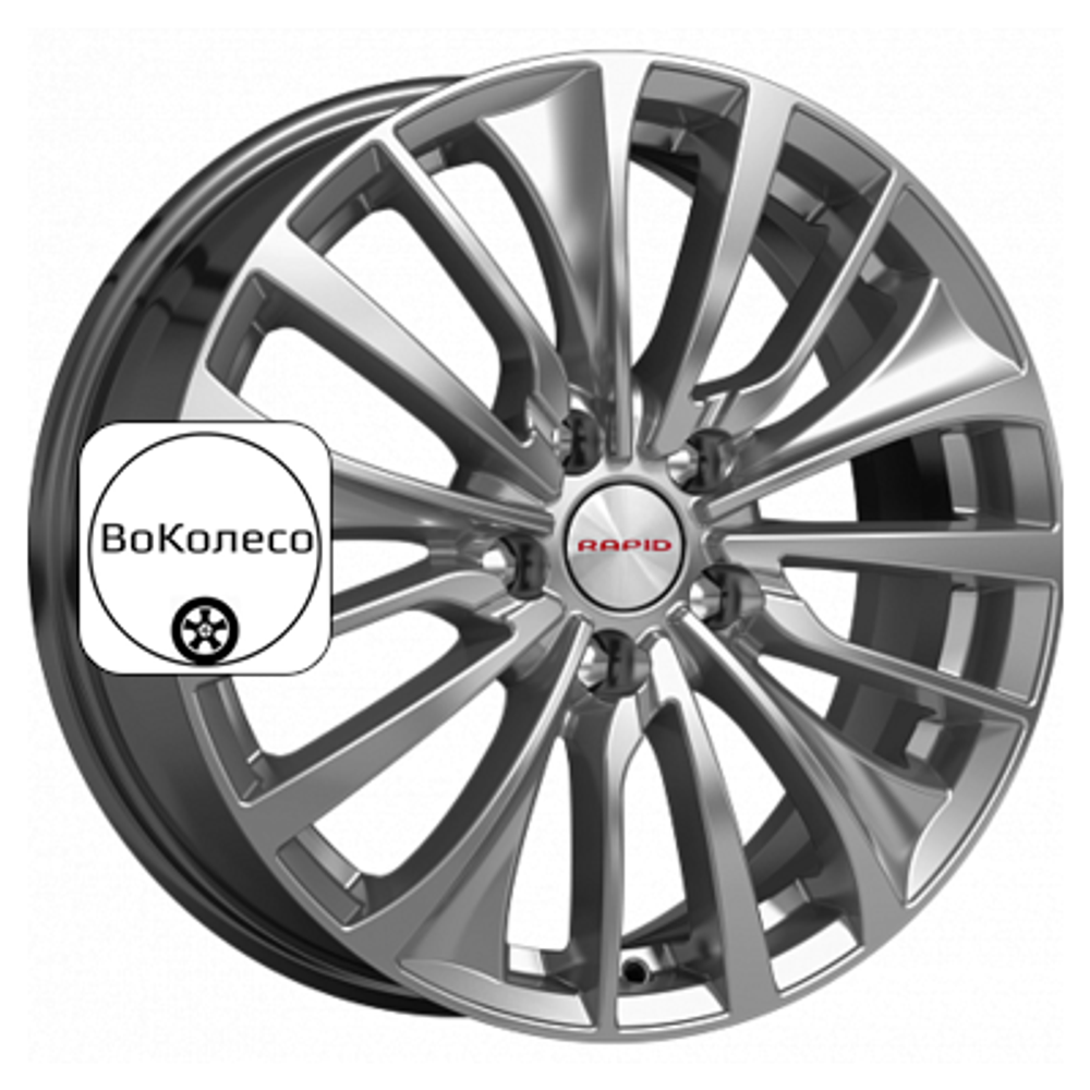 6,5x17/4x100 ET41 D60,1 Flanker-оригинал (КС905) Дарк платинум K&K