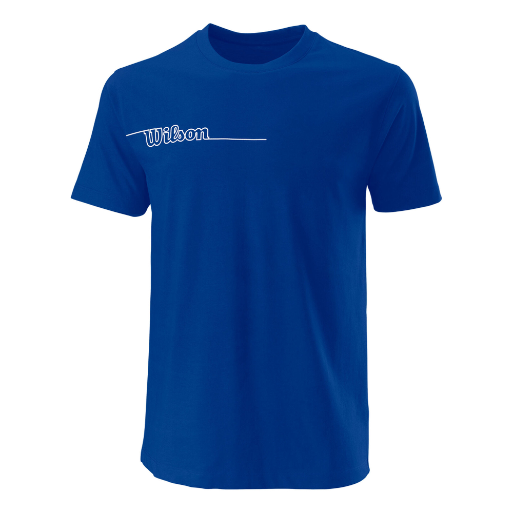 Мужское теннисное поло Wilson T-Shirt Men - Blue