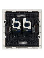 FORTE&PIANO Розетка компьютерная двойная RJ45 кат.6 FP234 белый IEK