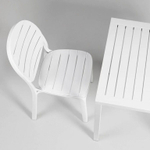 Стол пластиковый обеденный Nardi Cube 70, белый