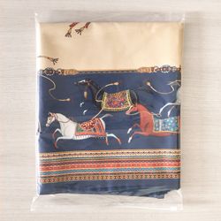 СКАТЕРТЬ "PASSAGE" 140Х300СМ ,БЕЖЕВЫЙ,100% ХЛОПОК С ПРОПИТКОЙ,ТВИЛ