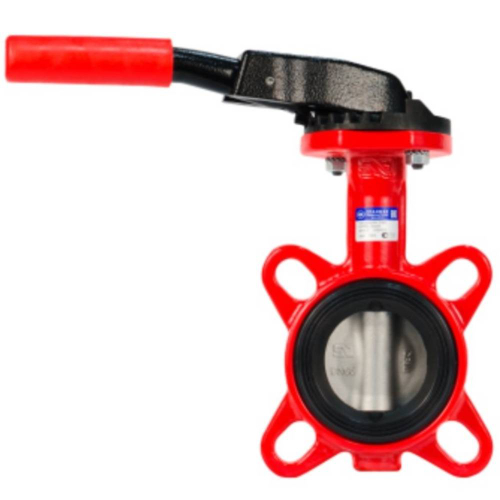 Затвор ГРАНВЭЛ поворотный диск. ЗПВС -FL(w)-3-100-Е, Ду100,Ру16, межфл