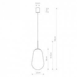 Подвесной светильник Nowodvorski Pear M 7798