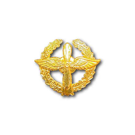 Эмблема ( Знак ) Петличная ( Петлица ) ВВС В Венке Золотистая