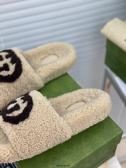Gucci Wool Slide Sandal