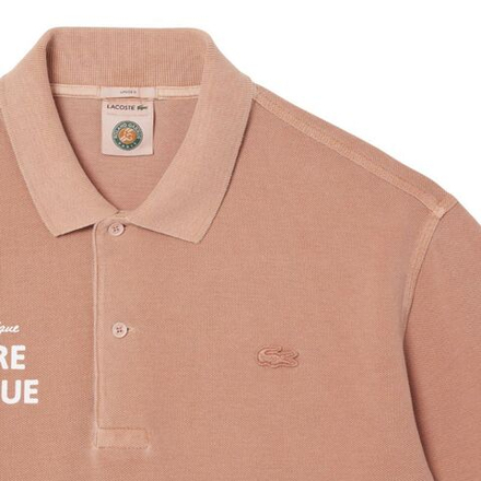 Теннисное поло Lacoste Roland-Garros Edition Clay Court
