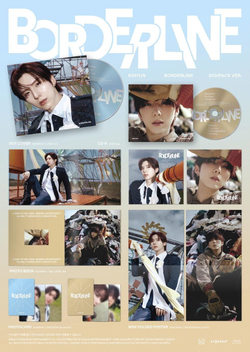 Альбом KIHYUN - BORDERLINE EP Album DIGIPACK RANDOM Version