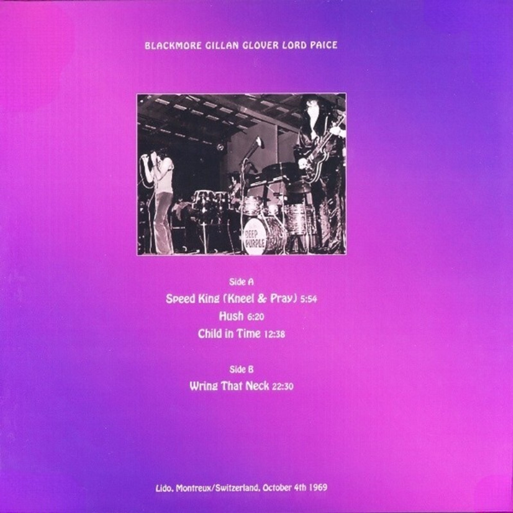 Deep Purple / Just Like The Rabbits Casino De Montreux October 1969 (Coloured Vinyl)(LP)