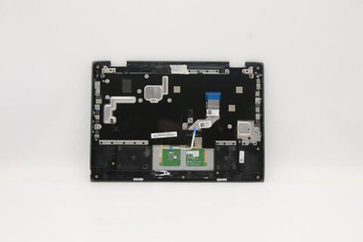 Верхняя панель с клавиатурой (топкейс) для ноутбука Lenovo 300e 2nd Gen 81M9 раскладка - русская, без подсветки, черный (5CB0T45118), оригинал