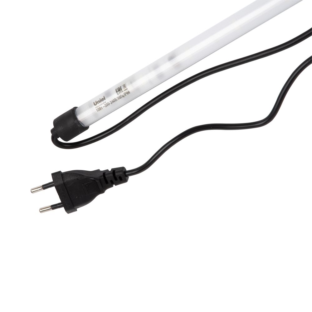 ULT-P81-10W-10000K IP66 CLEAR Светильник для аквариумов светодиодный линейный. 520мм. Пластик. Спектр для аквариума. TM Uniel