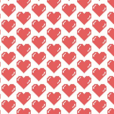 Пиксельные сердечки 3
