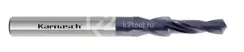 Короткое ступенчатое сверло Karnasch M3 с покрытием TITAN-TEC, 90°, HSS-XE, DIN 1897, арт. 40.2060.030