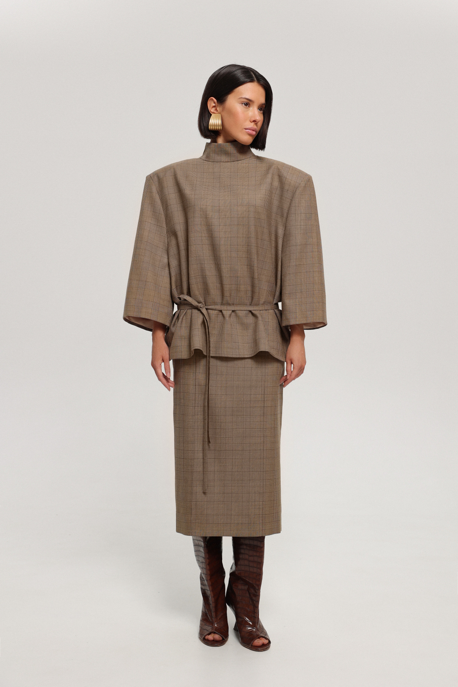 Юбка-карандаш миди