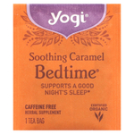 Yogi Tea, Bedtime®, успокаивающая карамель, без кофеина, 16 чайных пакетиков, 30 г (1,07 унций)