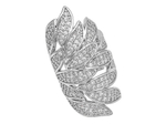 Кафф "Leaves" 28,5мм, со стразами