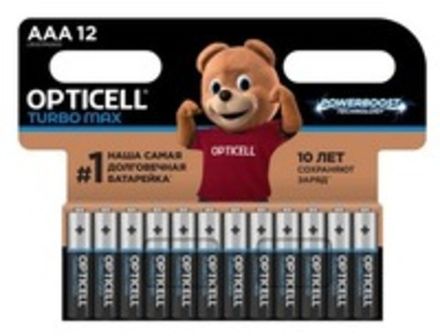 Батарейки Opticell Turbo Max LR03 BL12 (1/12)