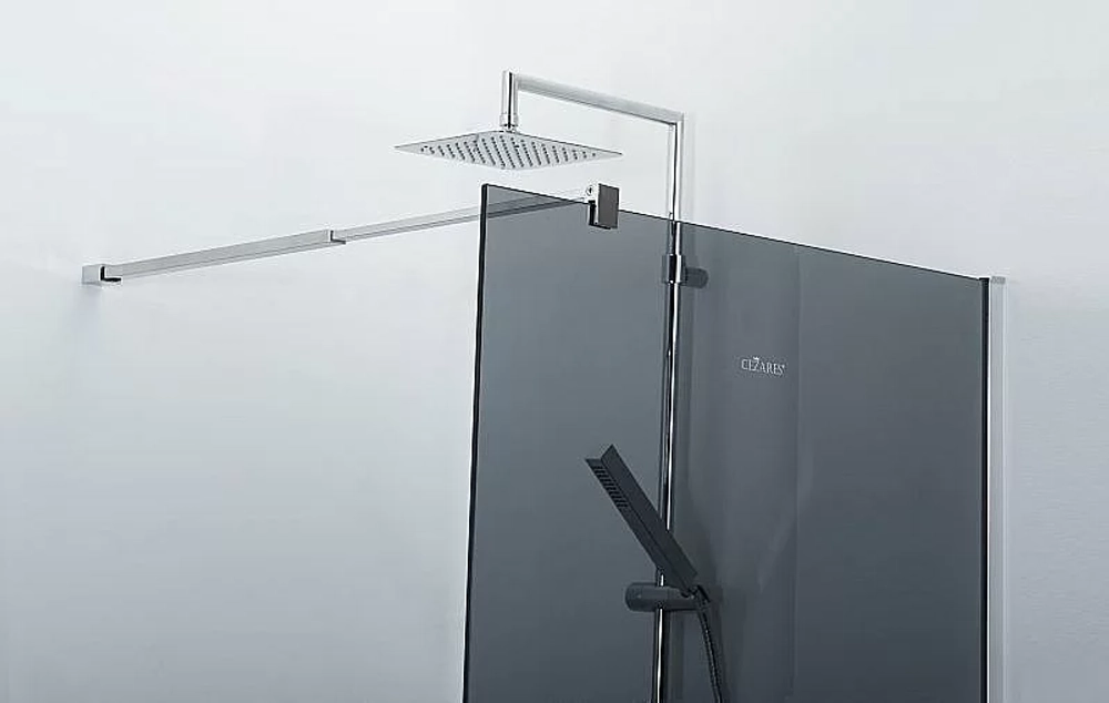 Душевое ограждение Cezares Liberta L-1-100 серый/профиль хром