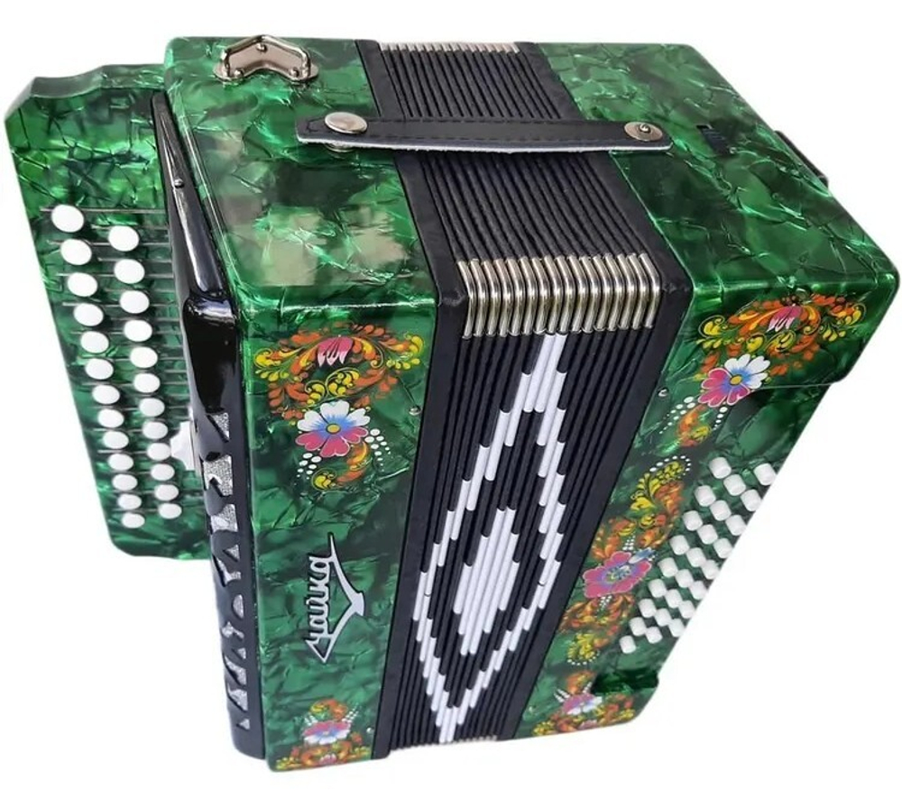 ГАРМОНЬ "ЧАЙКА-314" (S5ХL), ЦВЕТ ЗЕЛЁНЫЙ