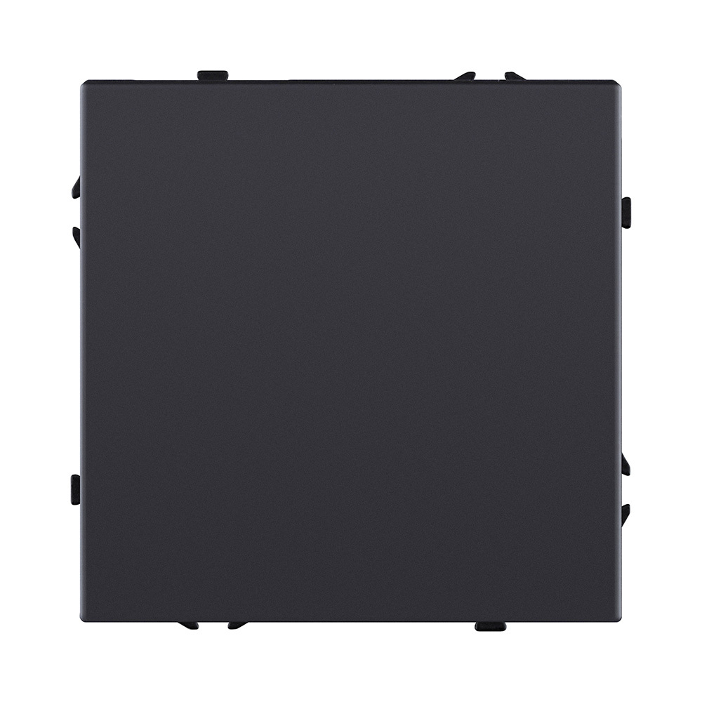 Выключатель кнопочный 1-клавишный 10А/250В, черный матовый Kollinger Eclipse EC-006BK