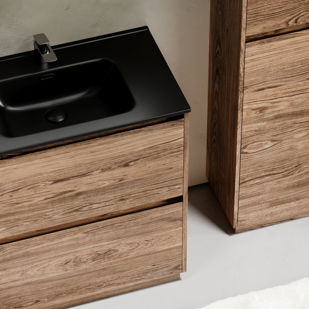 Тумба с раковиной Sancos Libra Floor 80 см LB80FECH дуб чарльстон