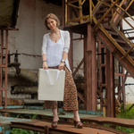 Пакет бумажный, 33x40x16, белый матовый, с вклееной ручкой