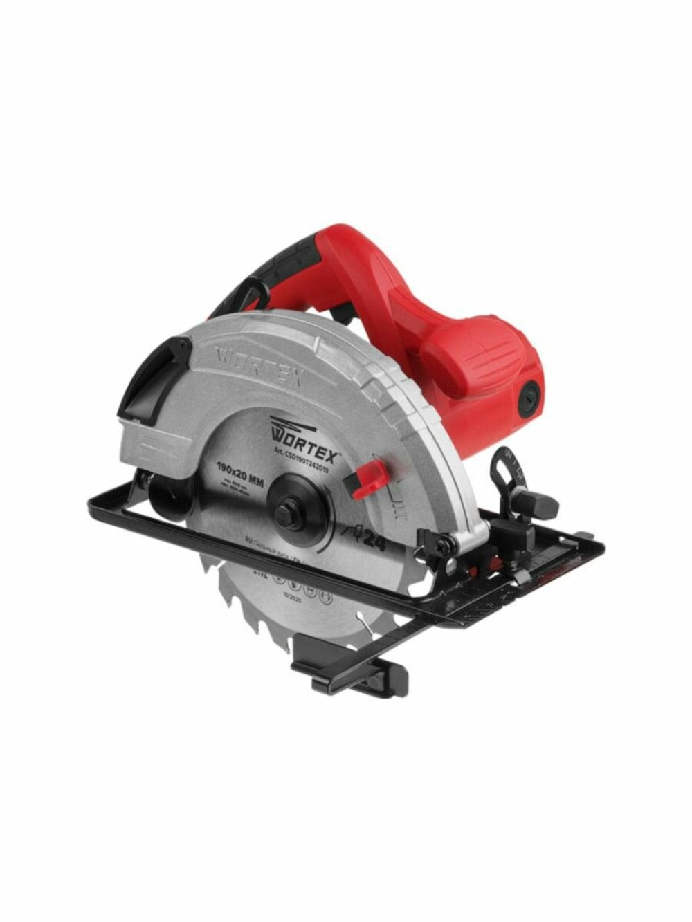 Циркулярная пила WORTEX CS-1915 1500 Вт, 190х20 мм, до 67 мм (CS191500019)